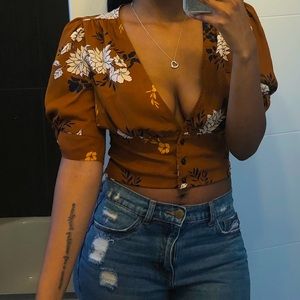 Floral “Brunch” Blouse